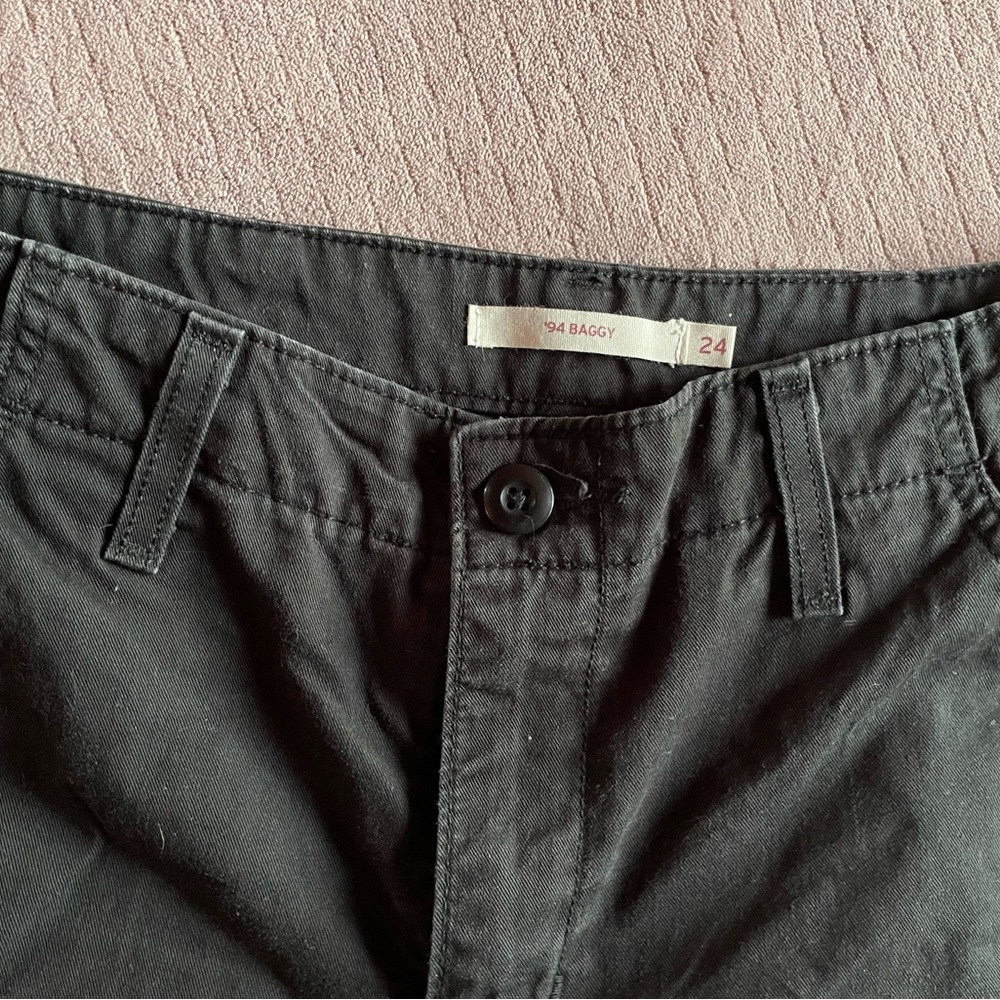 Black Baggy Cargo Pants